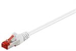 RJ45 CAT6 Patchkabel S/FTP 250Mhz 5Gb CU AGW27/7 LsoH weiss 7,5m