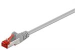 RJ45 CAT6 Patchkabel S/FTP 250Mhz 5Gb CU AWG 27/7 LsoH grau 0,25m