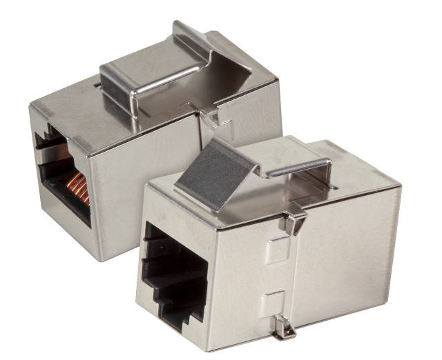RJ45 Keystone Kupplung CAT5e Edelstahl, Keystone Jacks/Dosen/Panel RW