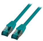 RJ45 Patchkabel S/FTP Cat.6A LSZH 10GB 500Mhz grün 1,5m