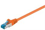 RJ45 Patchkabel S/FTP Cat.6A LSZH 10GB 500Mhz orange 0,5m