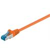 RJ45 Patchkabel S/FTP Cat.6A LSZH 10GB 500Mhz orange 0,5m