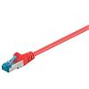 RJ45 Patchkabel S/FTP Cat.6A LSZH 10GB 500Mhz rot 1m