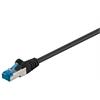RJ45 Patchkabel S/FTP Cat.6A LSZH 10GB 500Mhz schwarz 0,25m
