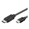 TECHly® DislplayPort auf HDMI Kabel 2 x Stecker Länge 1m