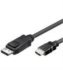 TECHly® DislplayPort auf HDMI Kabel 2 x Stecker Länge 3m