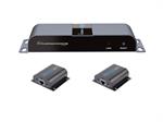 TECHly® HDMI 1x2 Extender/Splitter Set mit IR über Netzwerkkabel bis zu 50m
