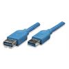 TECHly® USB 3.0 Verlängerungskabel A/St B/Bu Superspeed Länge 0,5m