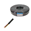 Telefonkabel flach 8-Adrig 4x6x0,12mm schwarz 100m Ring / LogiLink