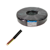 Telefonkabel flach 8-Adrig 4x6x0,12mm schwarz 100m Ring / LogiLink