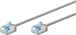 Ultraflexibles CAT 6A Patchkabel, slim, U/FTP, grau 1,0m