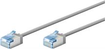 Ultraflexibles CAT 6A Patchkabel, slim, U/FTP, grau 2m