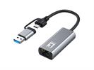 USB-0423 2,5G Ethernet USB-C/A Netzwerkadapter / LevelOne®