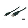 USB 2.0 Microkabel A/St Micro B/St 1,0m schwarz