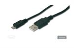 USB 2.0 Microkabel A/St Micro B/St 3,0m schwarz