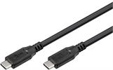 USB-C™-Kabel, 2 m, schwarz 60 W, 3 A, 5 Gbit/s,