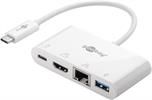 USB-C™ Multiport-Adapter HDMI+Ethernet, PD / Goobay®
