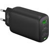 USB-C™ PD 3-fach Multiport-Schnellladegerät (65 W) schwarz / Goobay®