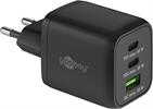 USB-C™ PD GaN Multiport-Schnellladegerät Nano (65 W) schwarz / Goobay