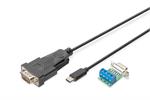 USB Typ-C auf RS485 seriell Converter Kabel 1m Kabel Länge, FTDI Chipsatz DIGITUS®