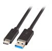 USB3.2 Gen.1 5Gbit 3A Anschlusskabel Stecker Typ-A auf Stecker Typ-C 0,5m