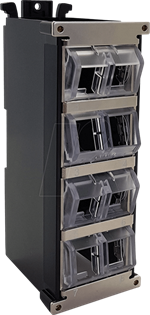 Verteilerbox für 8x Keystonemodul geeignet zur Hutschienenmontage unbestückt