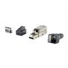 Werkzeugfreier RJ45-Stecker, Cat.6A 500Mhz / 5erPack / Equip